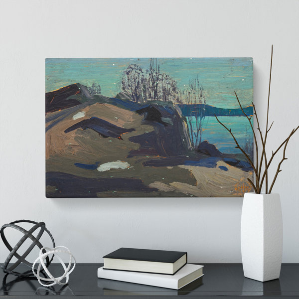 East Urban Home Nocturne Spring by Tom Thomson Wrapped Canvas Painting Wayfair.co.uk